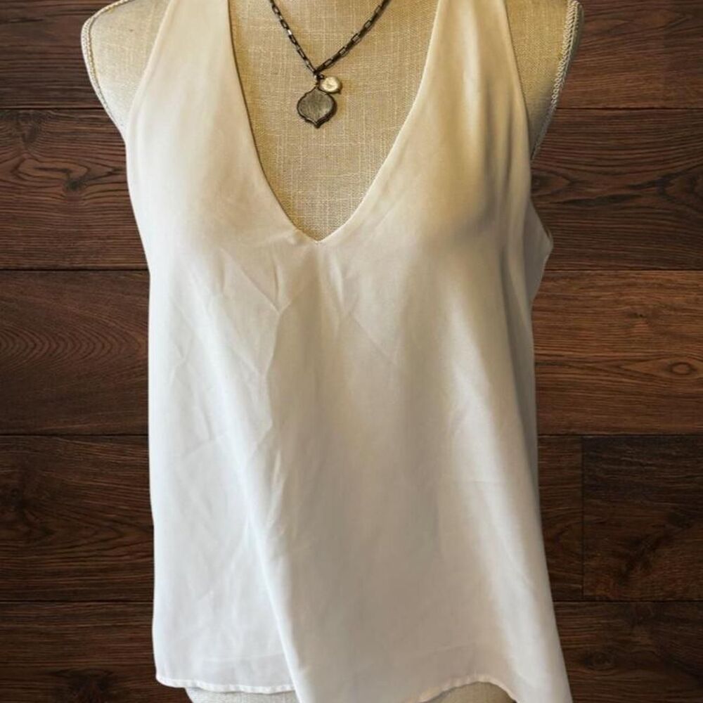 Unbranded Women's White and Cream Blouse